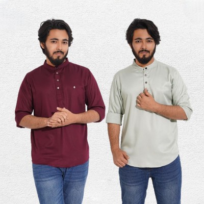 2 PCS Satin Fabric Premium Quality Katua