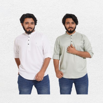 2 PCS Satin Fabric Premium Quality Katua