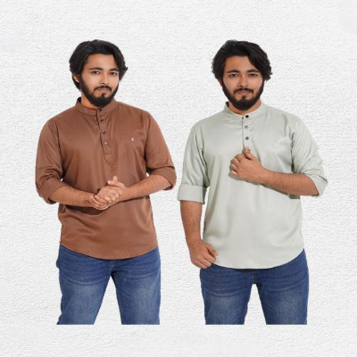2 PCS Satin Fabric Premium Quality Katua