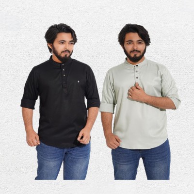 2 PCS Satin Fabric Premium Quality Katua