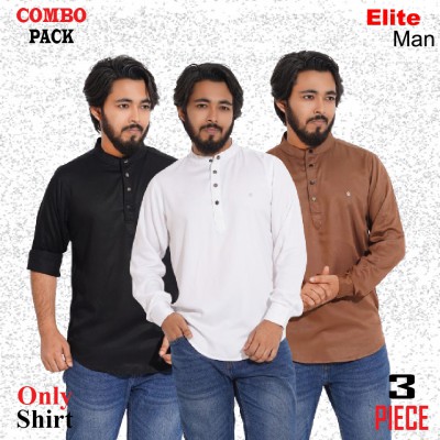 3 PCS Satin Fabric Premium Quality Katua