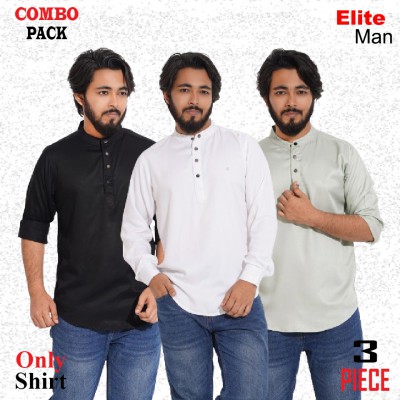 3 PCS Satin Fabric Premium Quality Katua