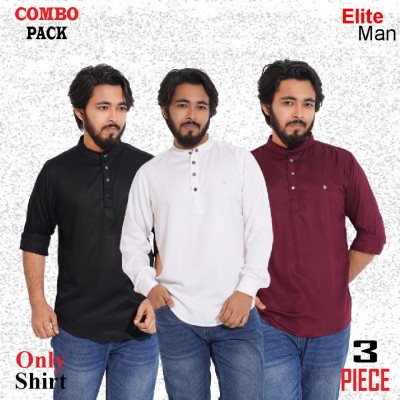 3 PCS Satin Fabric Premium Quality Katua