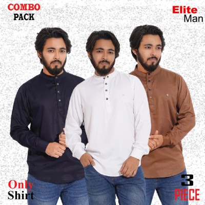 3 PCS Satin Fabric Premium Quality Katua