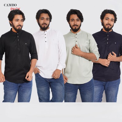 4 PCS Satin Fabric Premium Quality Katua