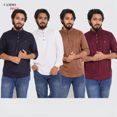 4 PCS Satin Fabric Premium Quality Katua