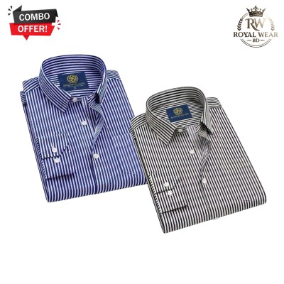 2 PCS Premium Quality Check Shirt