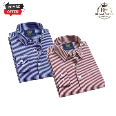 2 PCS Premium Quality Check Shirt