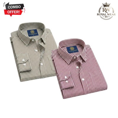 2 PCS Premium Quality Check Shirt