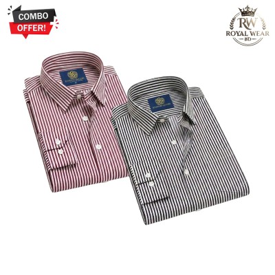 2 PCS Premium Quality Check Shirt