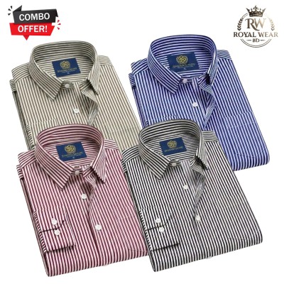 4 PCS Premium Quality Check Shirt