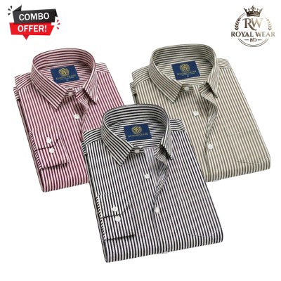 3 PCS Premium Quality Check Shirt
