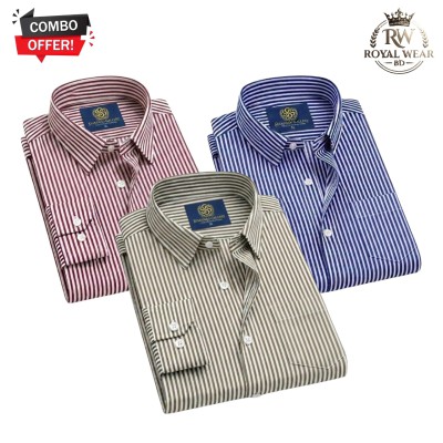 3 PCS Premium Quality Check Shirt