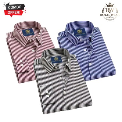 3 PCS Premium Quality Check Shirt